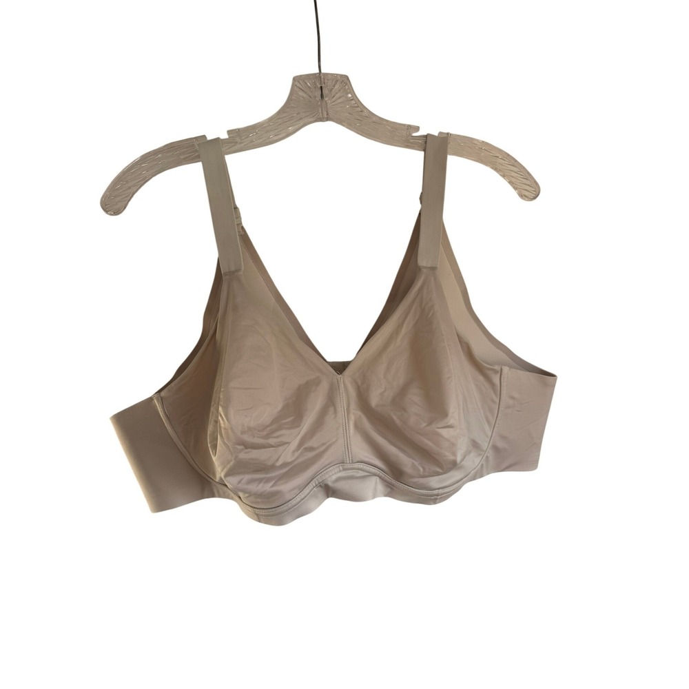 Serenada Beige Full Coverage Wireless Bra Size 46C DL11070682 Smooth‎ Seamless